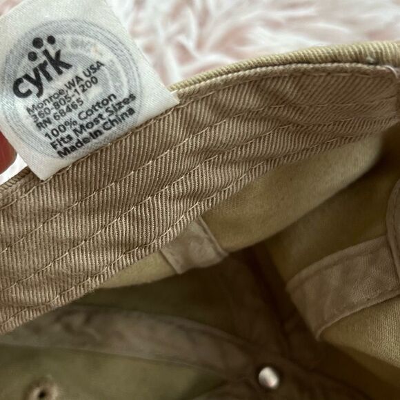 Caterpillar INC CAT Rugged Tan Brown One Size Baseball Hat - Picture 12 of 12